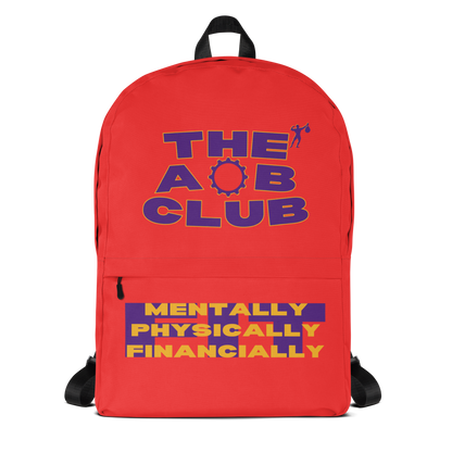 The AOB Club Backpack .: Red :.