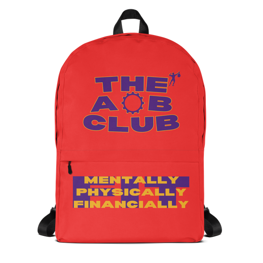 The AOB Club Backpack .: Red :.