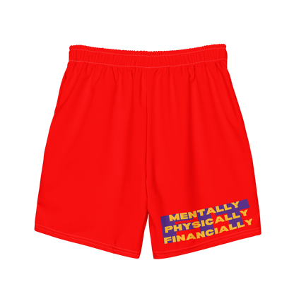 THE AOB CLUB Swim Trunks .: Red :.