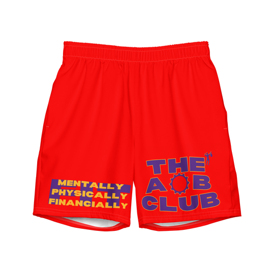 THE AOB CLUB Swim Trunks .: Red :.