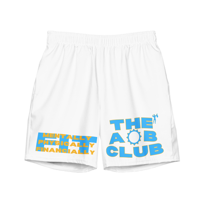 THE AOB CLUB Swim Trunks .: White :.