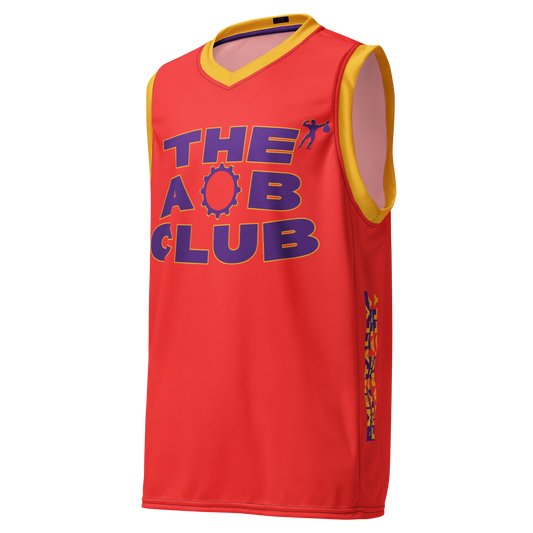 The AOB Club Basketball Jersey .: Red :.