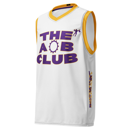 The AOB Club Basketball Jersey .: White :.