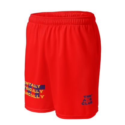 THE AOB CLUB Shorts .: Red :.