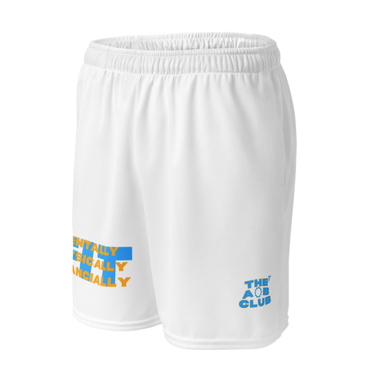 THE AOB CLUB Shorts .: White :.