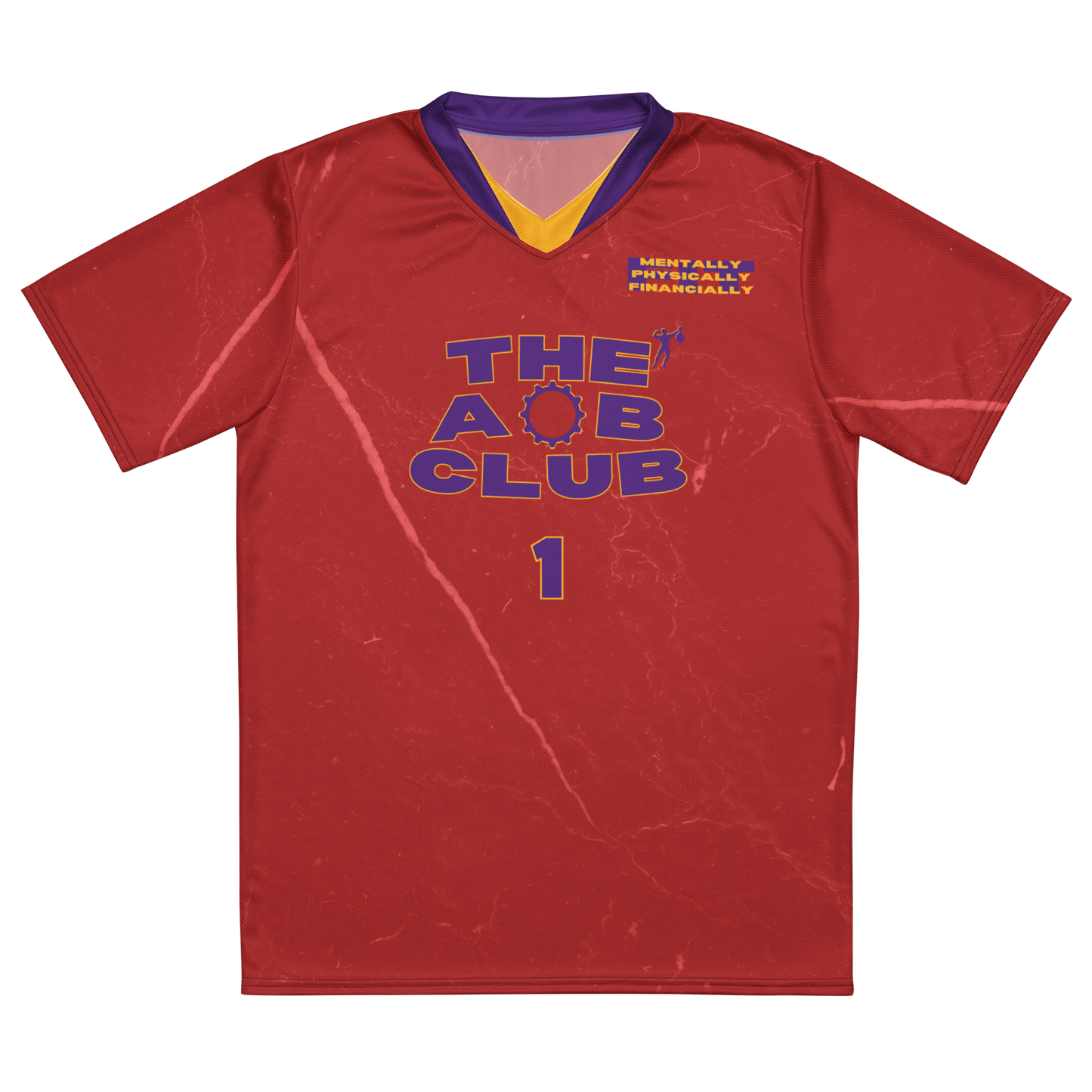 The AOB Club Soccer Jersey .: Red :.