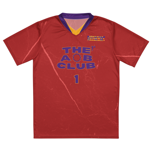 The AOB Club Soccer Jersey .: Red :.