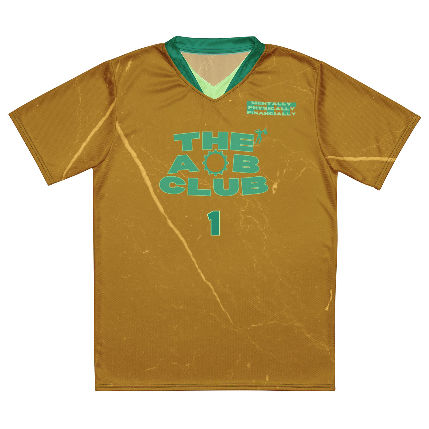 The AOB Club Soccer Jersey .: Gold :.