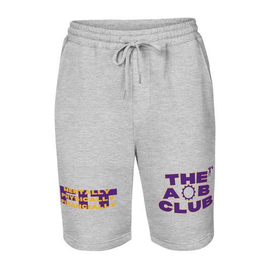 THE AOB CLUB Sweat Shorts .: Carbon Grey :.