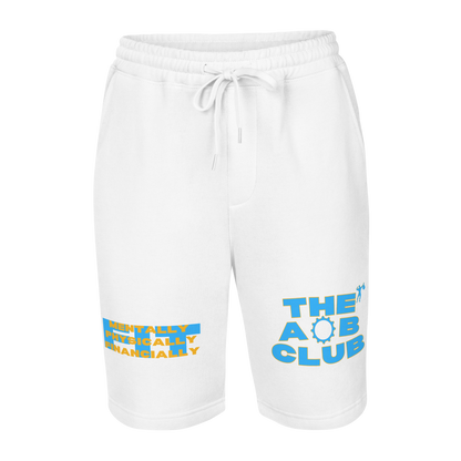 THE AOB CLUB Sweat Shorts .: White :.