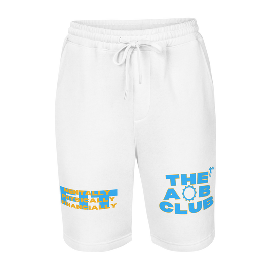 THE AOB CLUB Sweat Shorts .: White :.