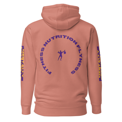 THE AOB CLUB Hooded Sweatshirt .:Dusty Rose:.