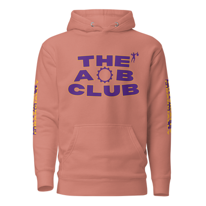 THE AOB CLUB Hooded Sweatshirt .:Dusty Rose:.