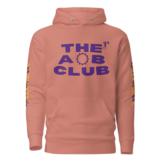 THE AOB CLUB Hooded Sweatshirt .:Dusty Rose:.