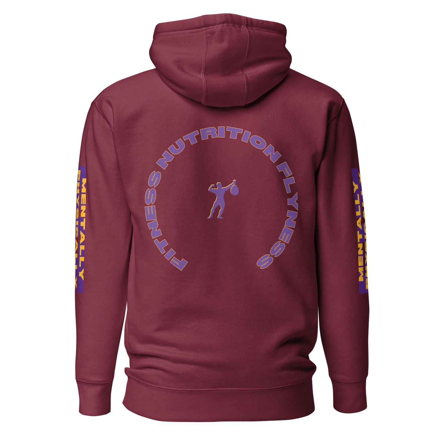 THE AOB CLUB Hooded Sweatshirt .:Maroon:.