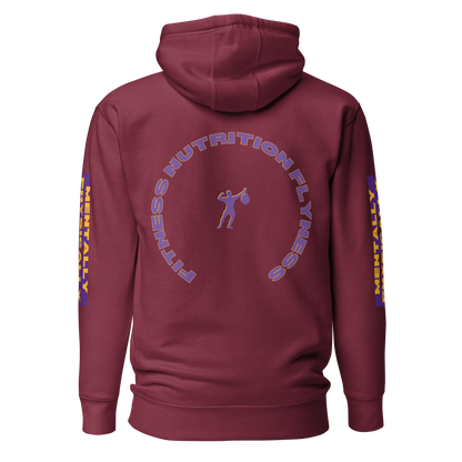 THE AOB CLUB Hooded Sweatshirt .:Maroon:.