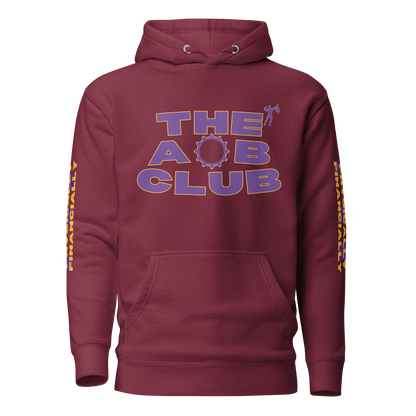 THE AOB CLUB Hooded Sweatshirt .:Maroon:.