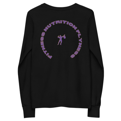 The AOB Club Youth Long Sleeve Tee